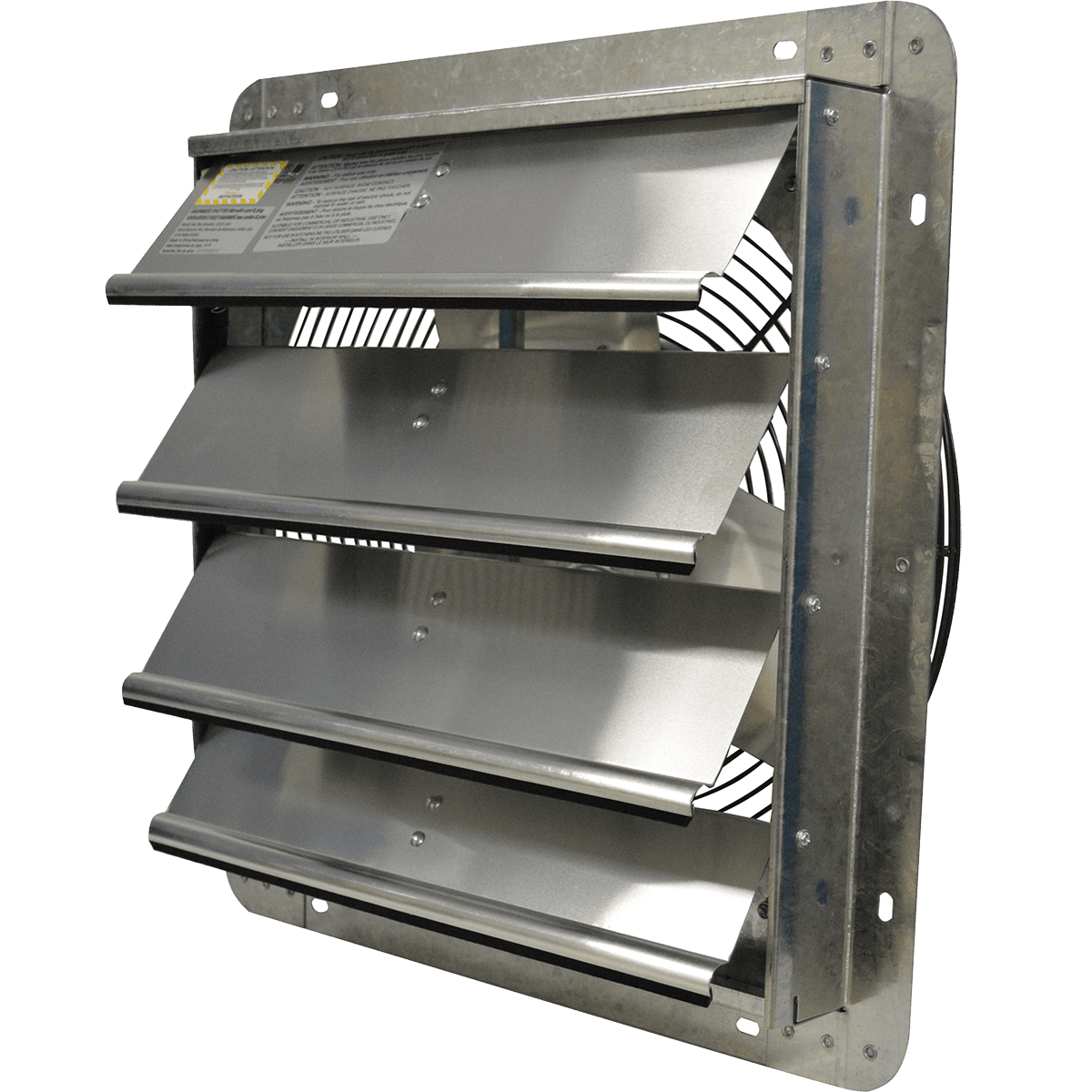 Canarm GSF Series 16-In. Galvanized Shutter Exhaust Fan - Main