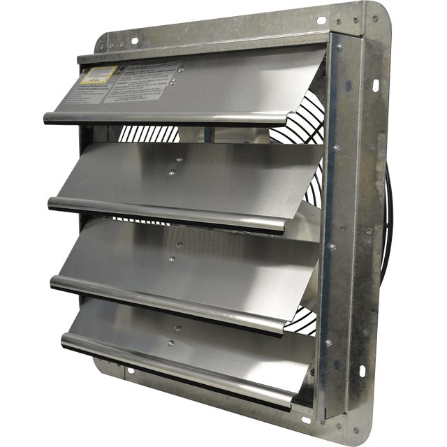 Canarm GSF Series 16-In. Galvanized Shutter Exhaust Fan - Main