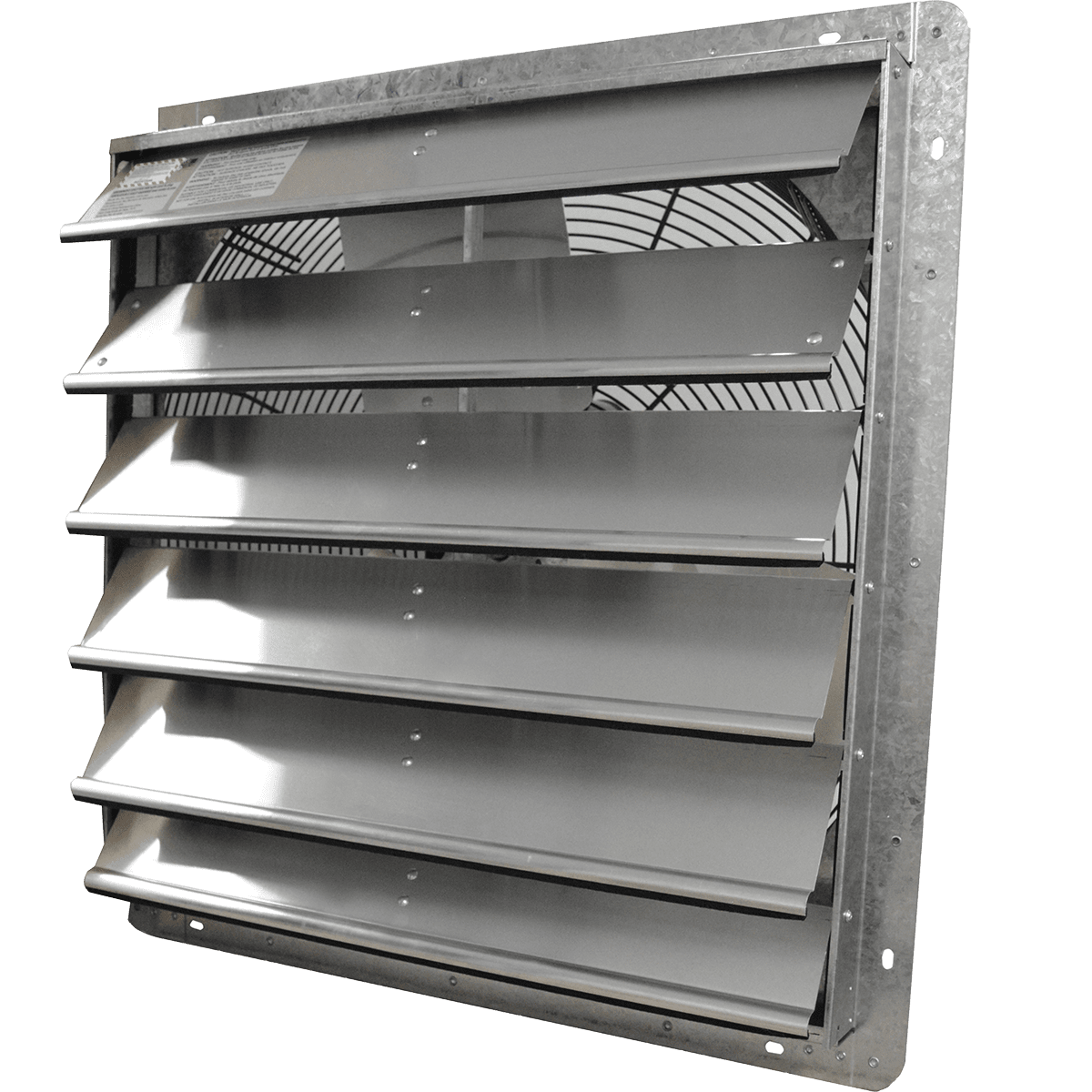 Canarm GSF Series 24-In. Galvanized Shutter Exhaust Fan - Main