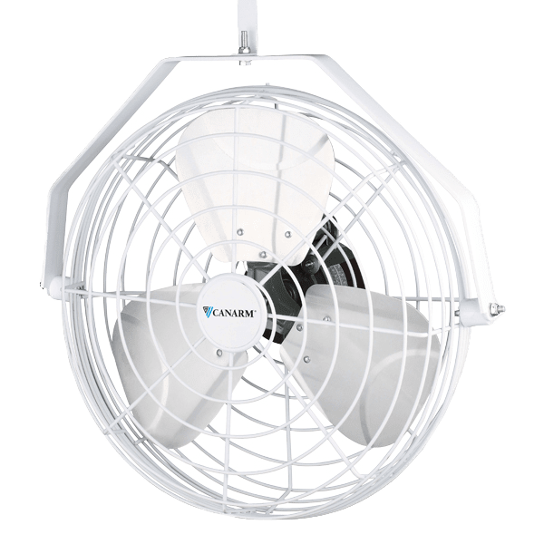 Canarm Horizontal Airflow Wall Fan - White