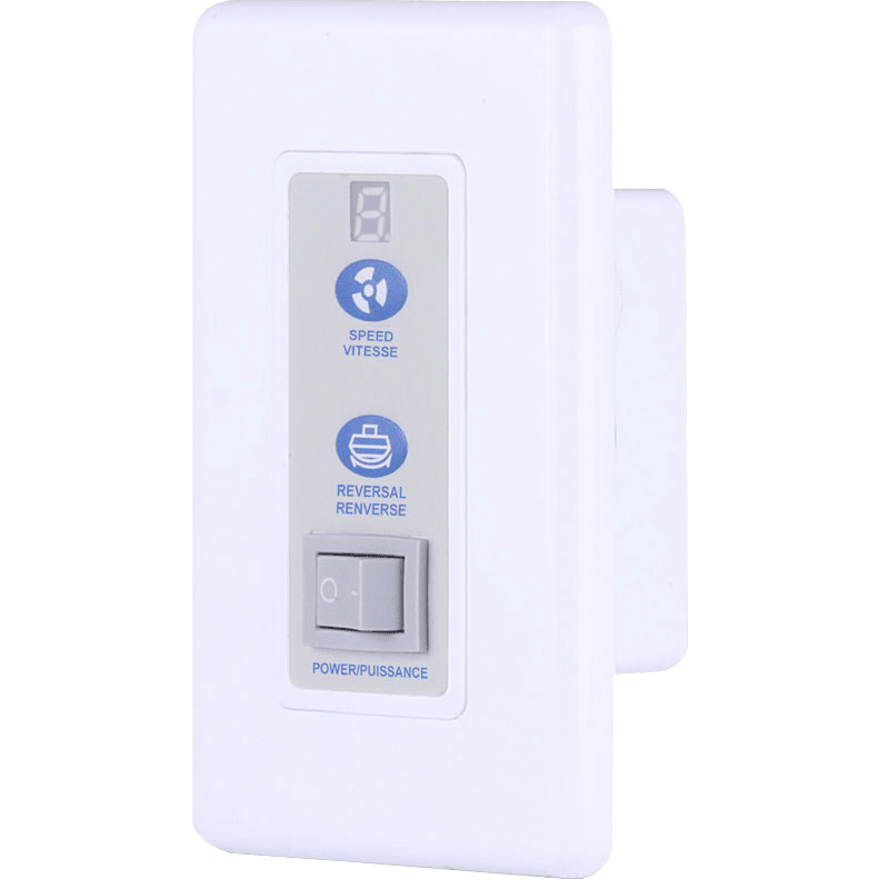 Canarm AA5 5-Speed Fan Wall Control - Angle View