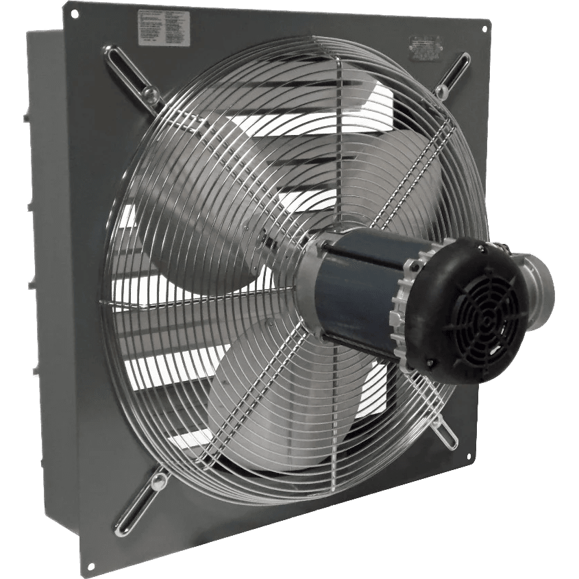 Canarm SD08-XPF Explosion Proof Wall Mount Shutter Exhaust Fan - Angle