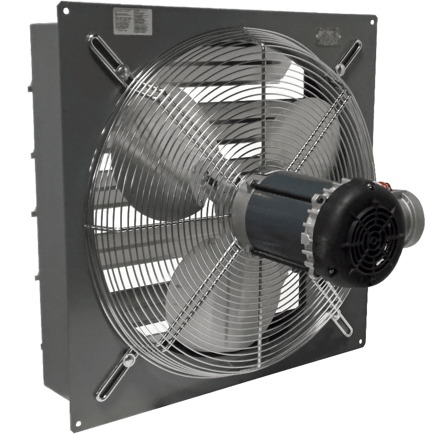 Canarm SD10-XPF Explosion Proof Wall Mount Shutter Exhaust Fan - Angle