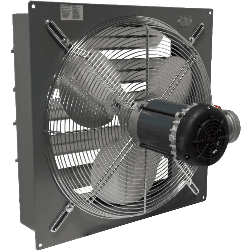 Canarm SD12-XPF Explosion Proof Wall Mount Shutter Exhaust Fan - Angle