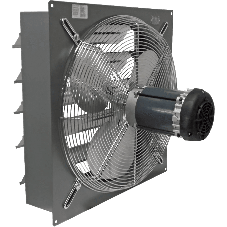 Canarm SD24-XPF Explosion Proof Wall Mount Shutter Exhaust Fan - Angle