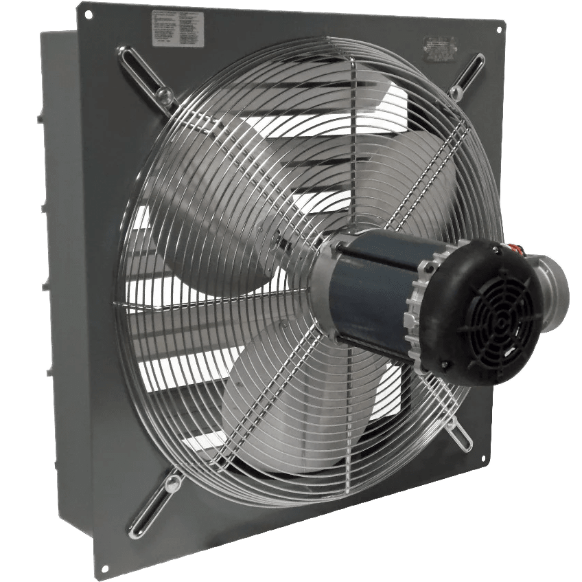 Canarm SD24-XPF Explosion Proof Wall Mount Shutter Exhaust Fan - Angle
