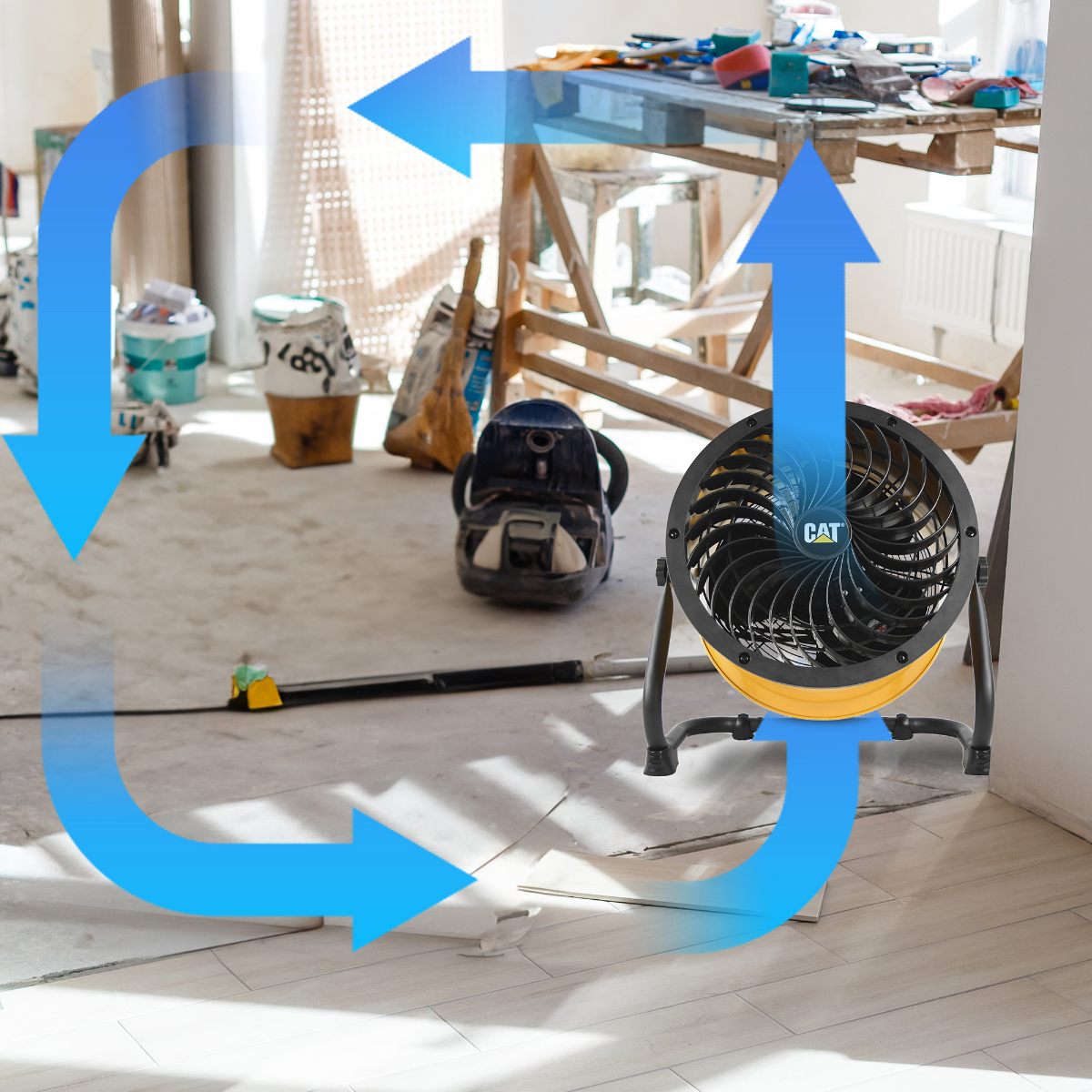 Caterpillar 14-In. High Velocity Drum Fan - Infographic 4