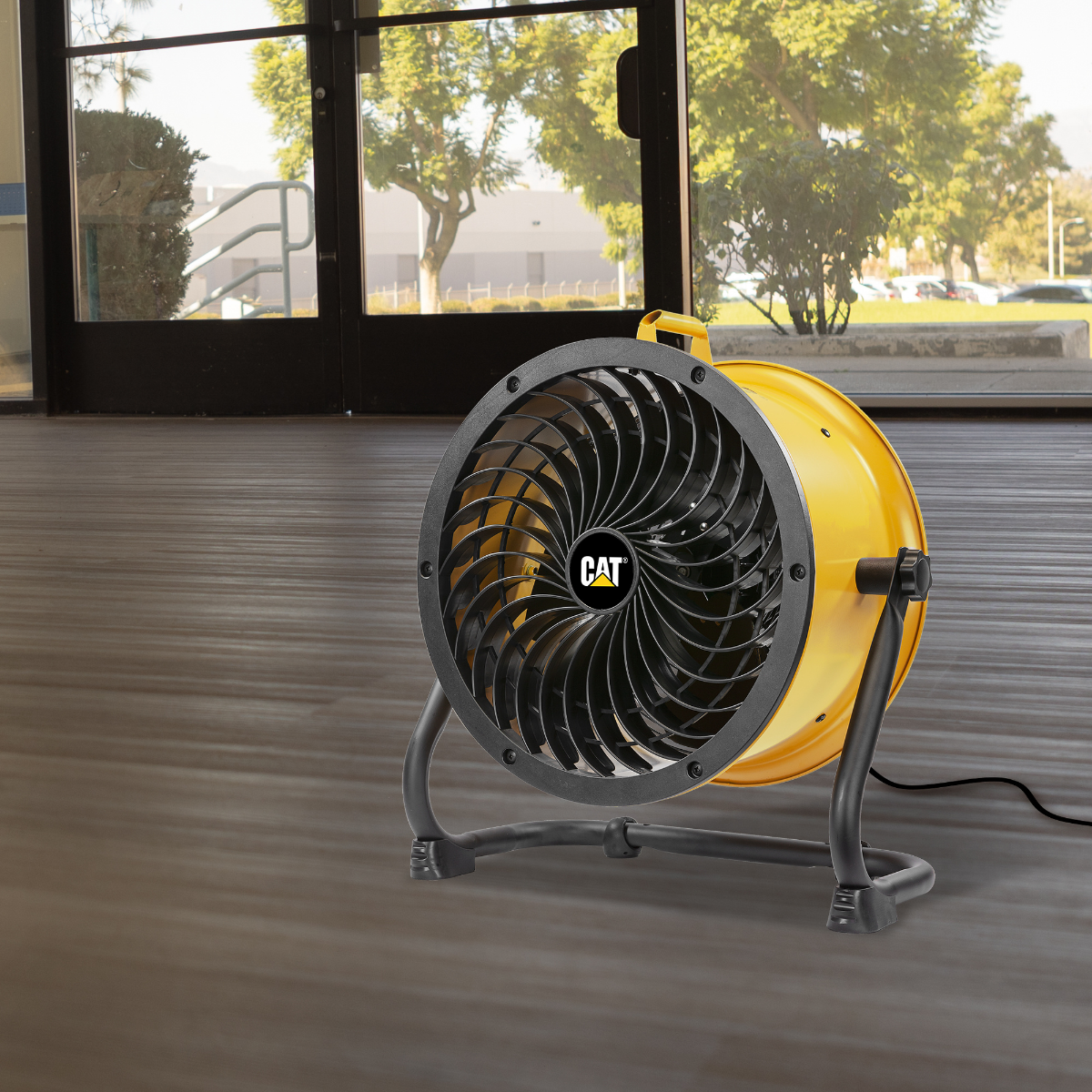 Caterpillar 14-In. High Velocity Drum Fan - Lifestyle