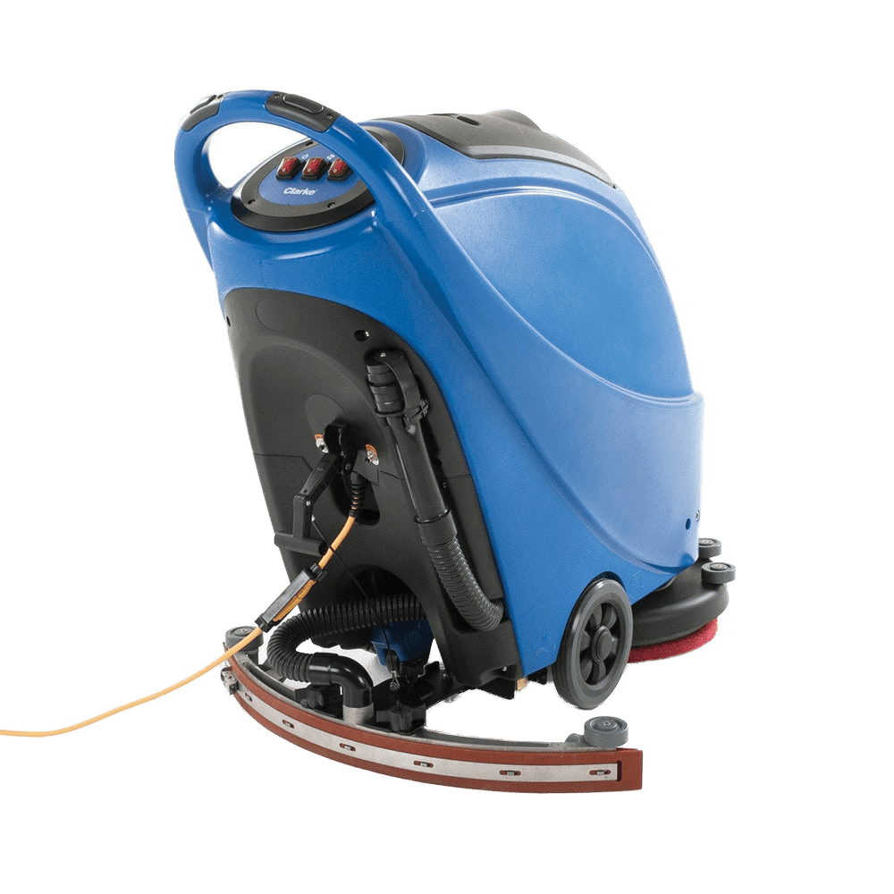 Clarke CA30 17E Compact Walk Behind Floor Scrubber - Back Angle