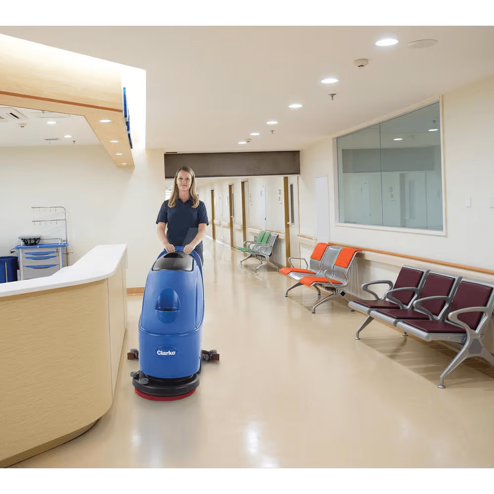Clarke CA30 17E Compact Walk Behind Floor Scrubber - Lifestyle
