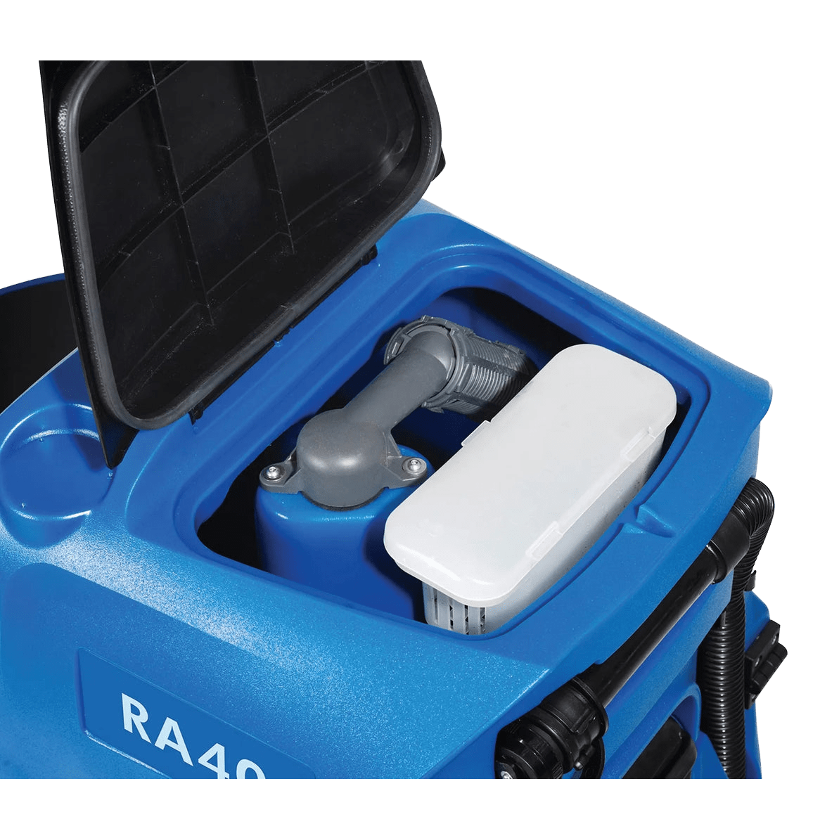 Clarke RA40 20D Battery Micro Rider Floor Scrubber - Recovery Tank