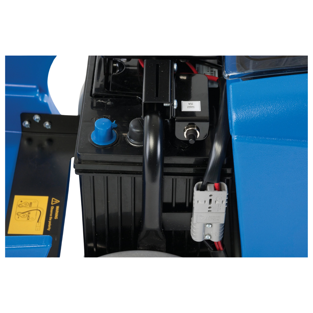 Clarke Vantage 14 Battery-Operated Micro Floor Scrubber - Battery Close-up