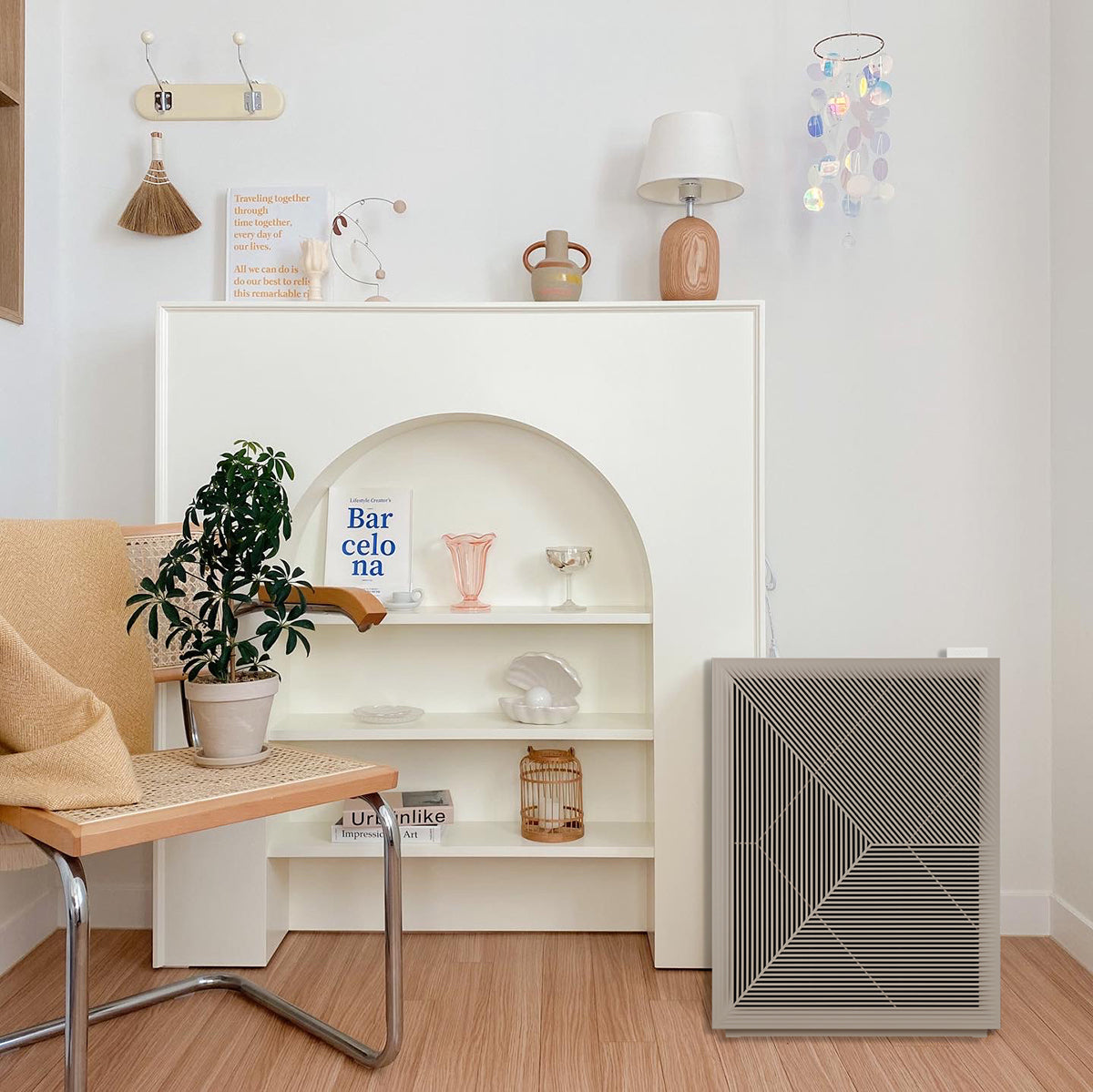 Coway Airmega 240 Hepa Air Purifier Gray Lifestyle 2
