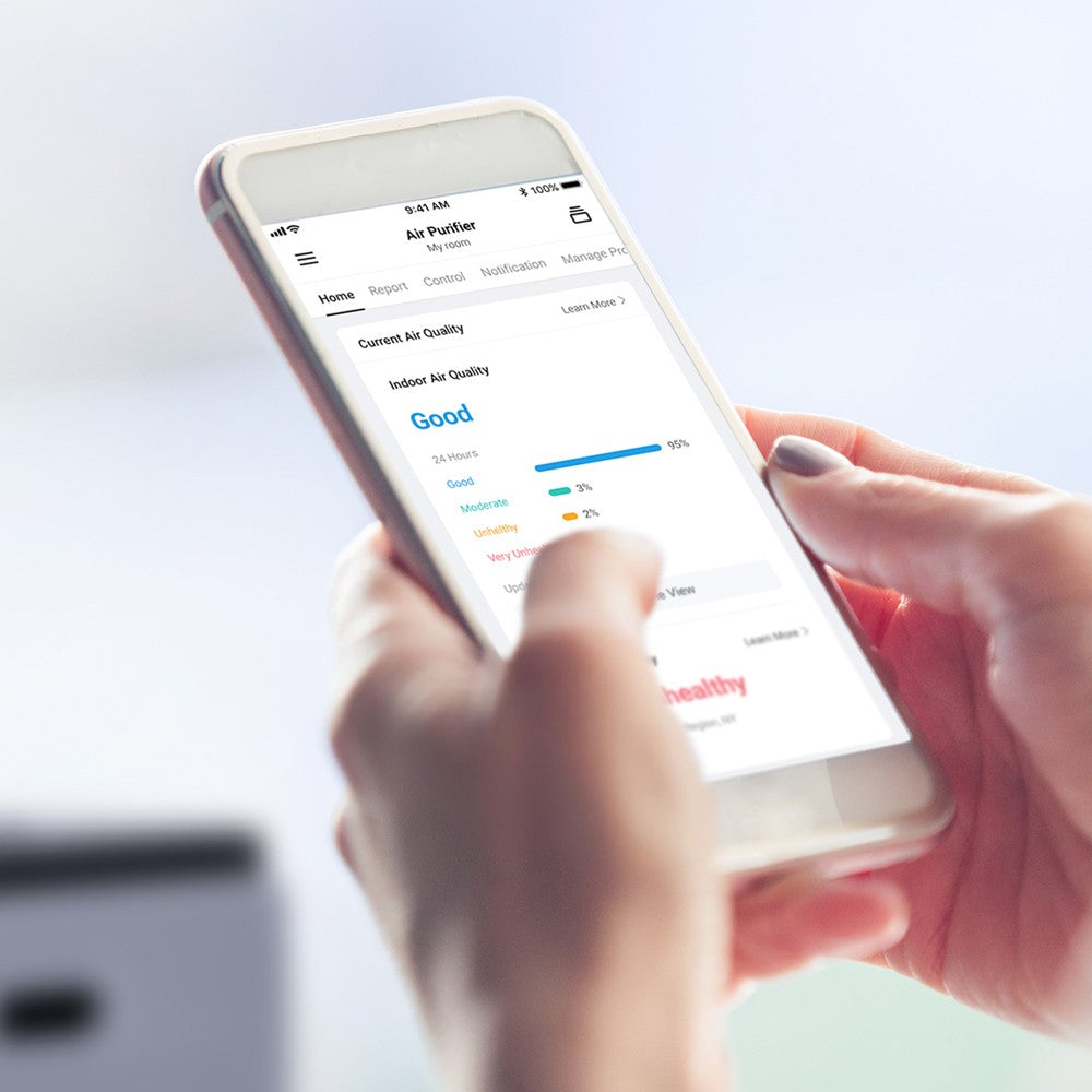 Airmega 300S Smart HEPA Air Purifier by Coway - app