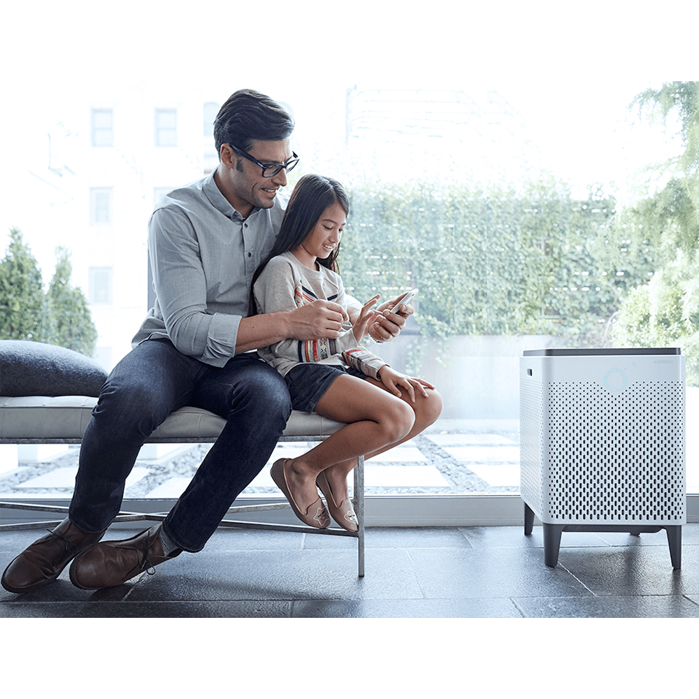 Airmega 300S Smart HEPA Air Purifier by Coway - in use