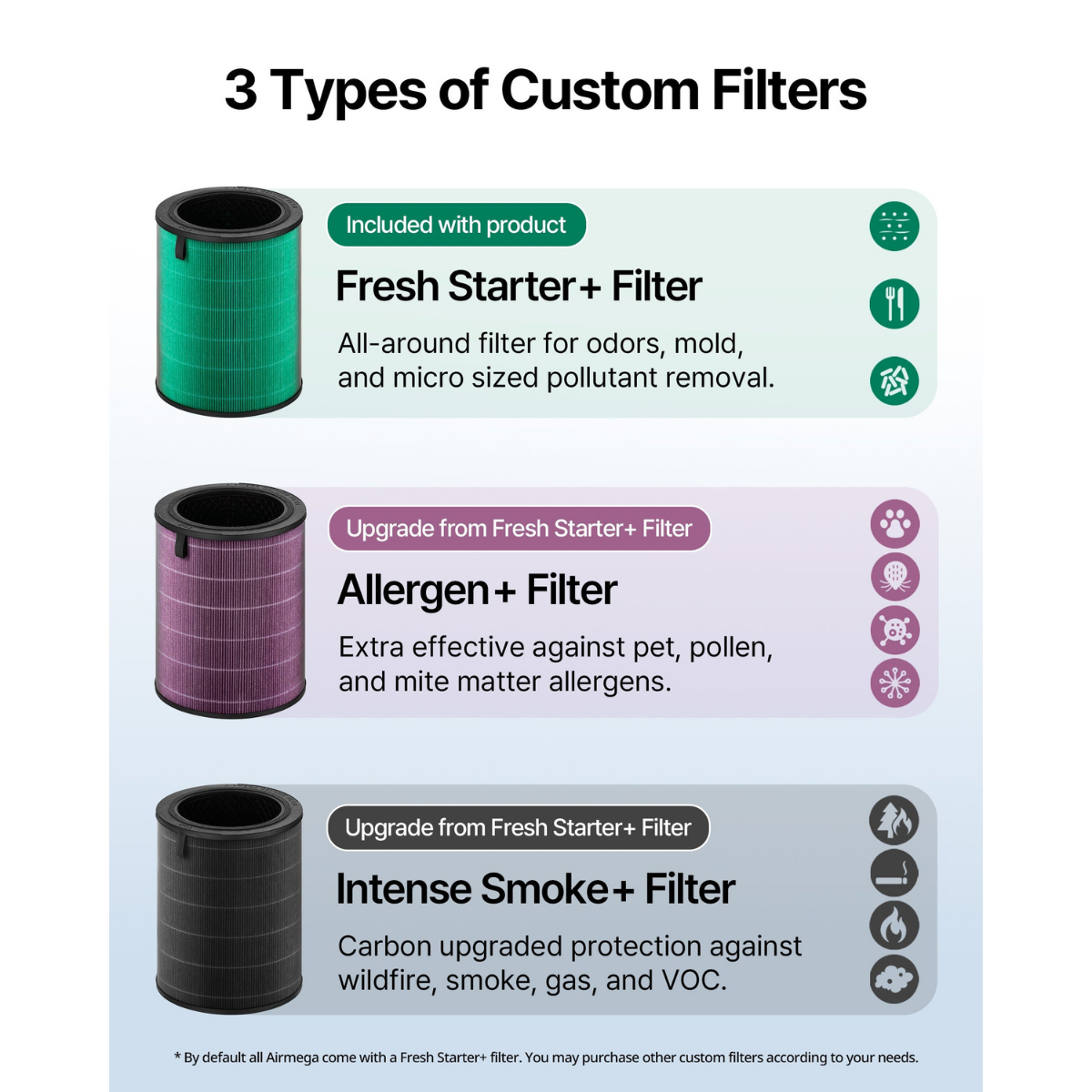 Coway Airmega 350 Large Room Whole Home HEPA Air Purifier - Infographic 10