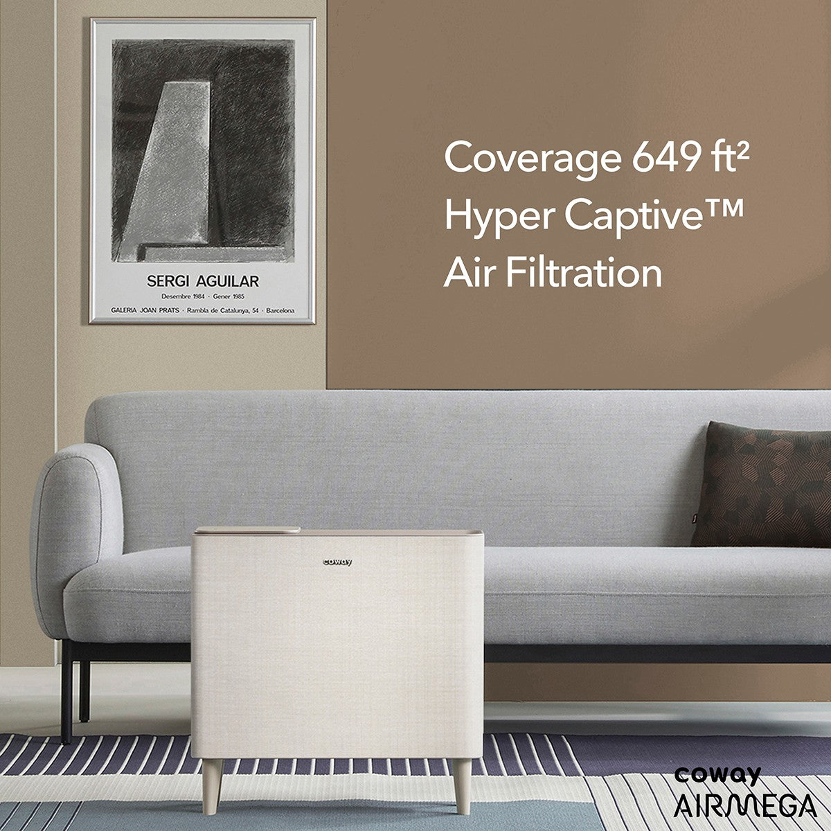 Coway Airmega Icon HEPA Air Purifier - Infographic