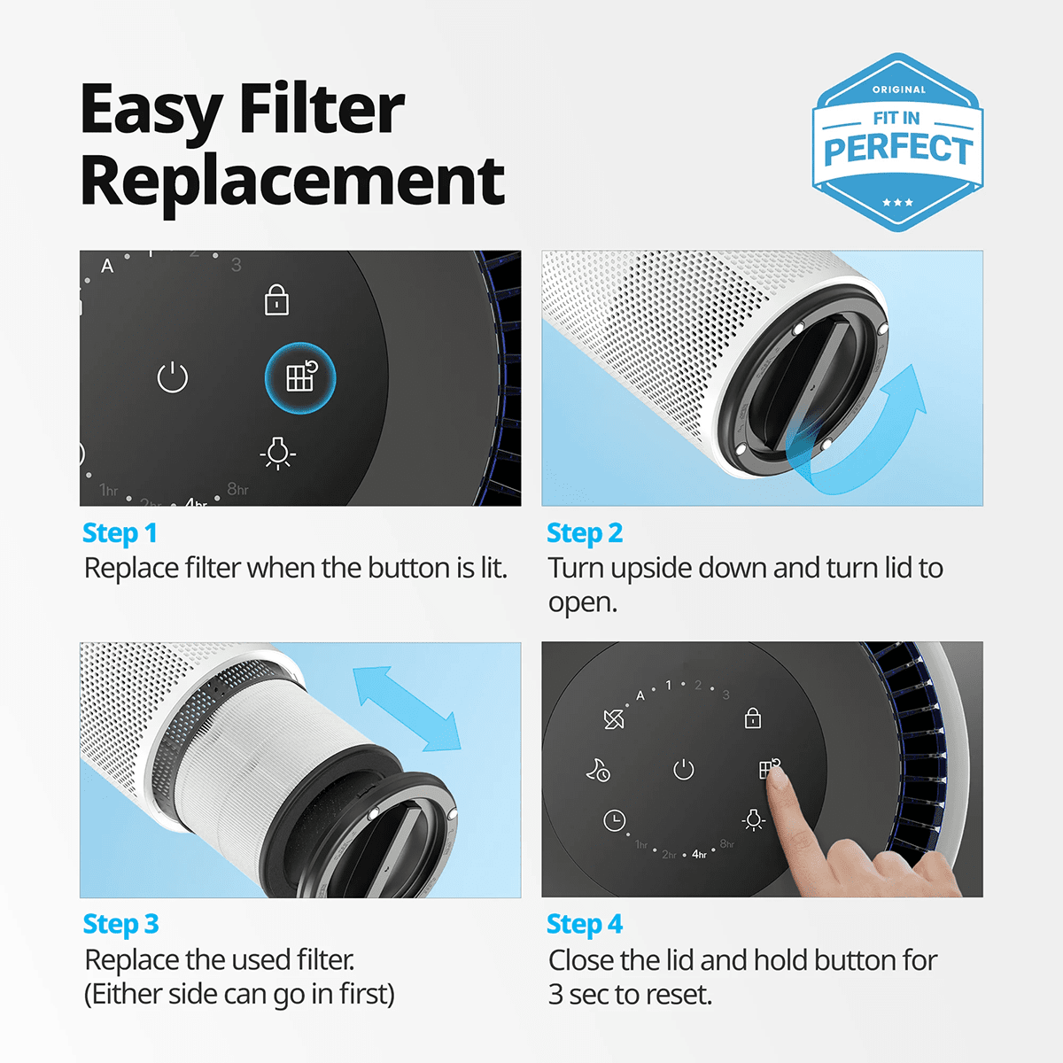 Coway Airmega 100 True HEPA Replacement Filter - Infographic 3