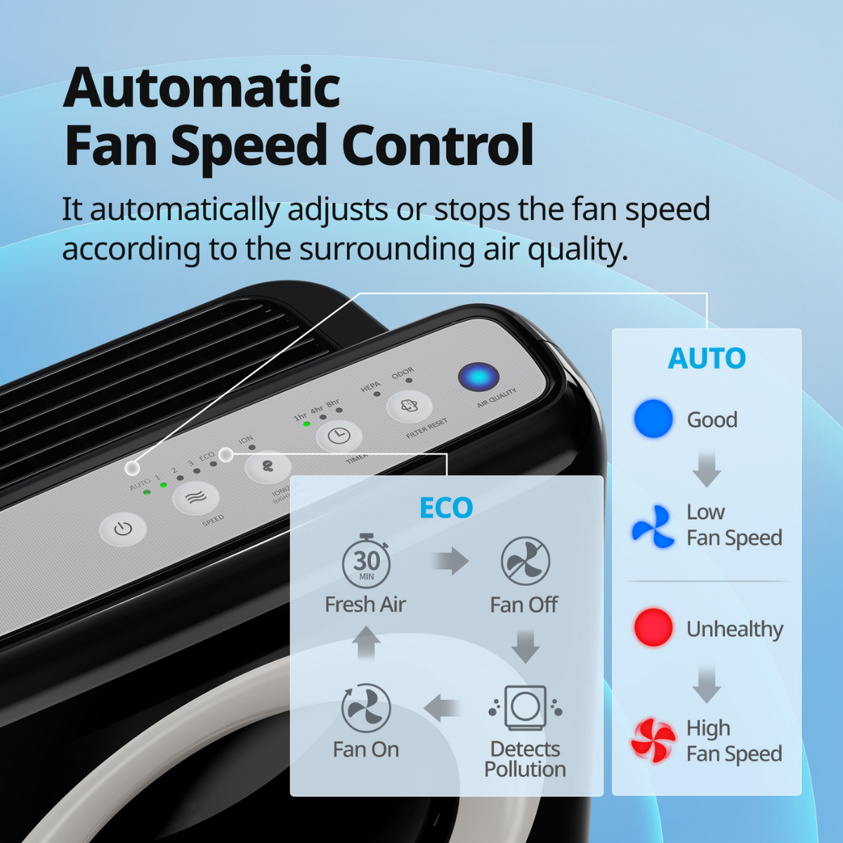 Coway Mighty Air Purifier with True HEPA Filtration - Infographic 6