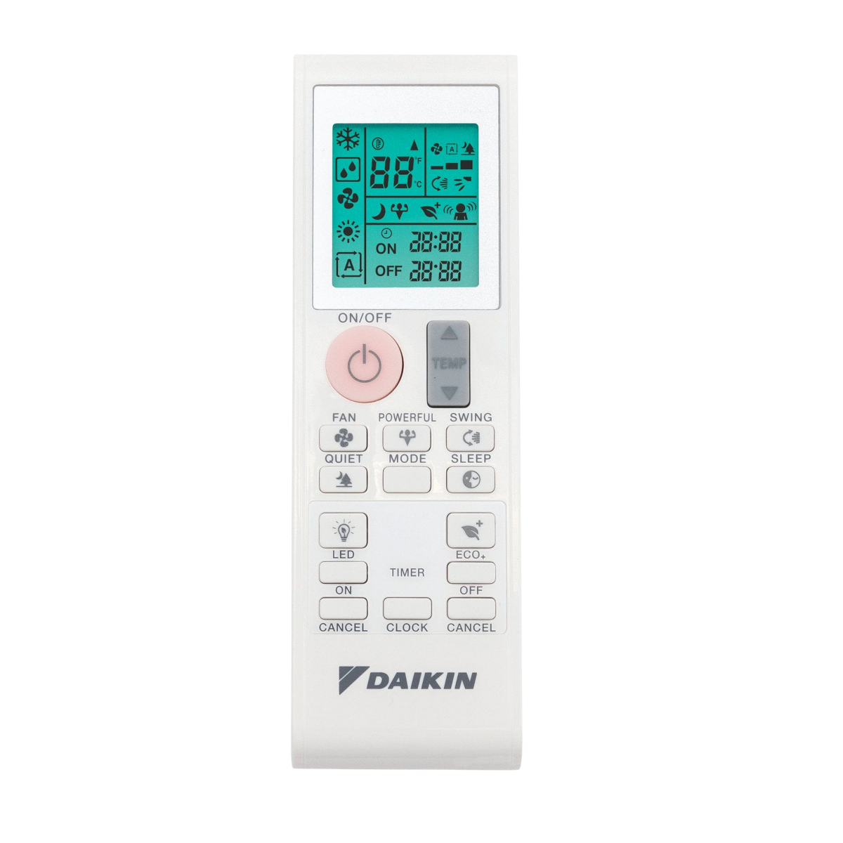 Daikin Oterra Series Ductless Mini Split Heat Pump - Remote Control