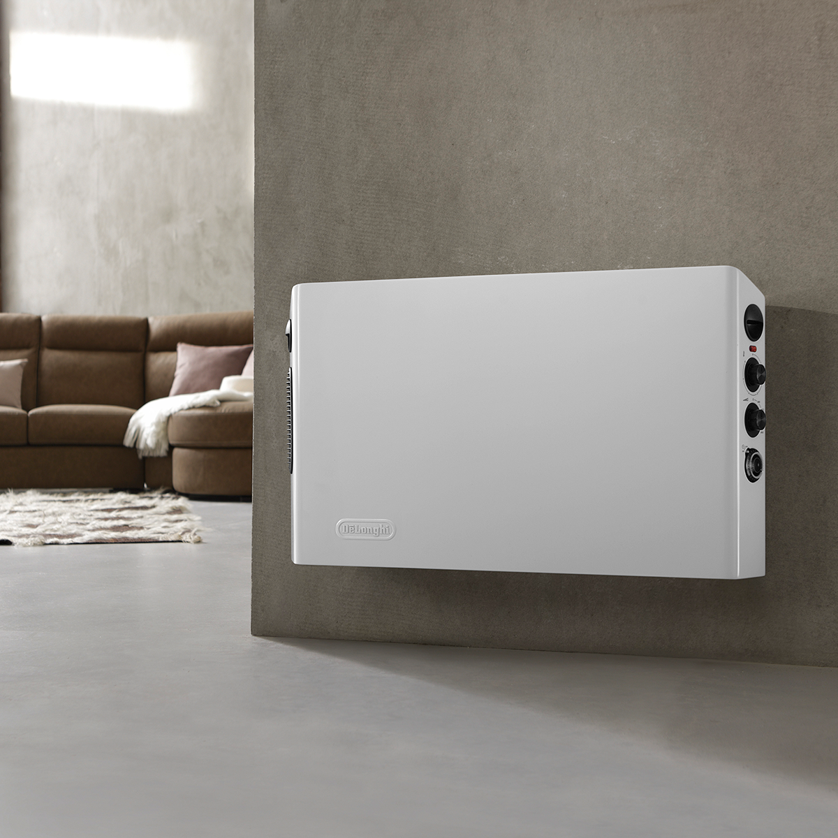 DeLonghi Convection Panel Heater - lifestyle wall