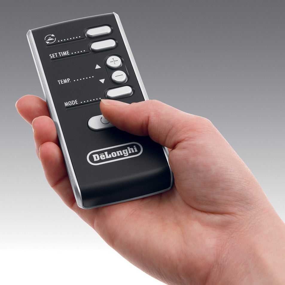 DeLonghi Oscillating Portable Digital Ceramic Heater - Remote Control
