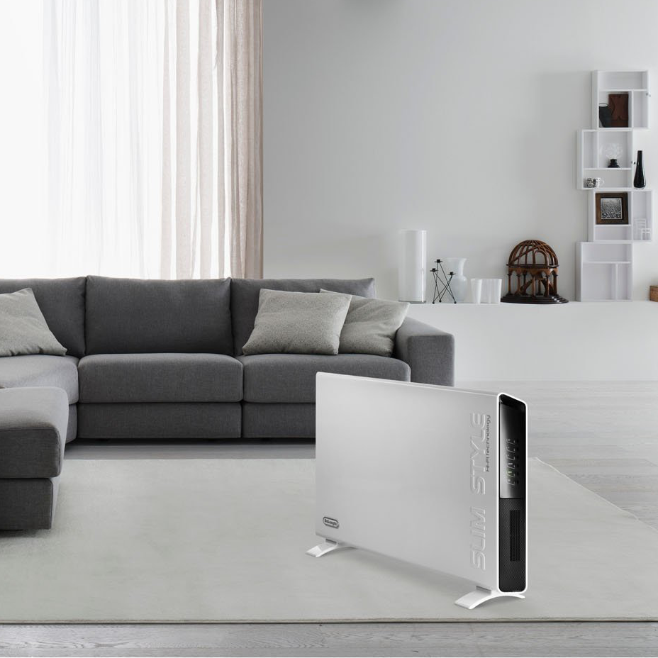 Delonghi HCX9115E Slim Style Convection Heater - in living room