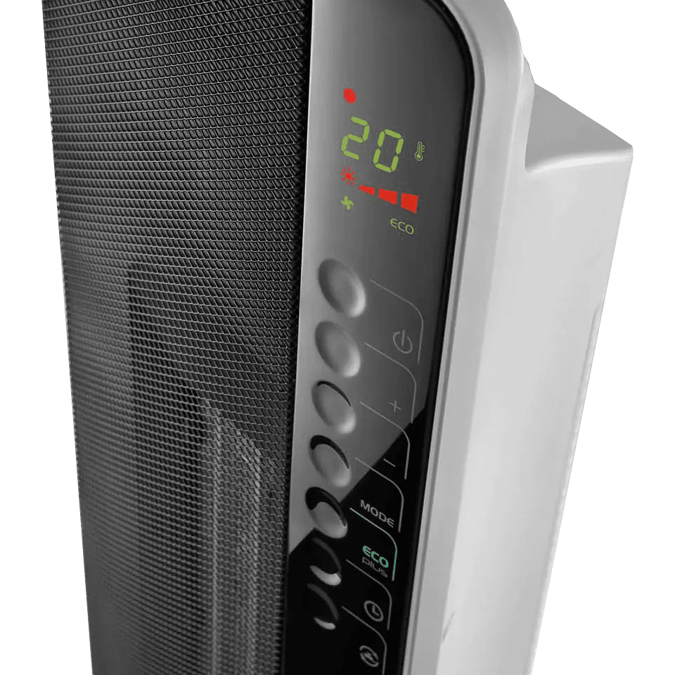 DeLonghi 28" Digital Ceramic Tower Heater - Control Panel