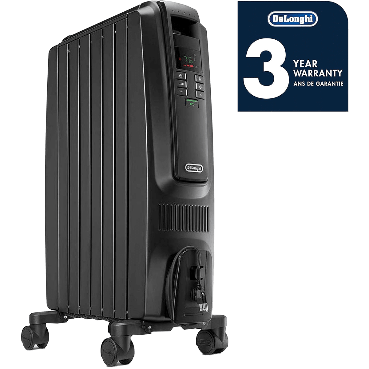 Delonghi TRD40615 Oil Filled Radiator Heaters - Infographic 1