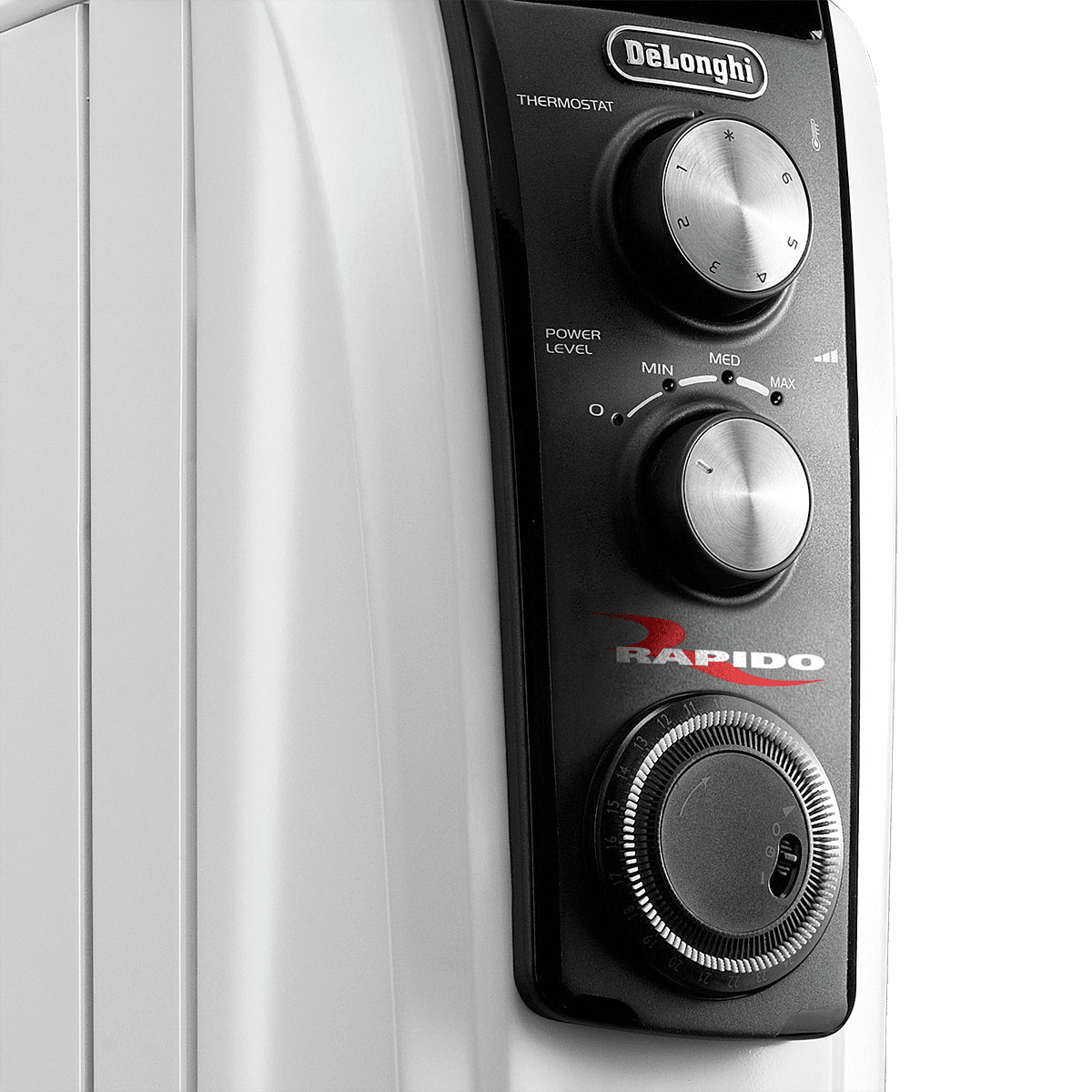 DeLonghi Dragon4 Programmable Portable Radiator Heater - Controls