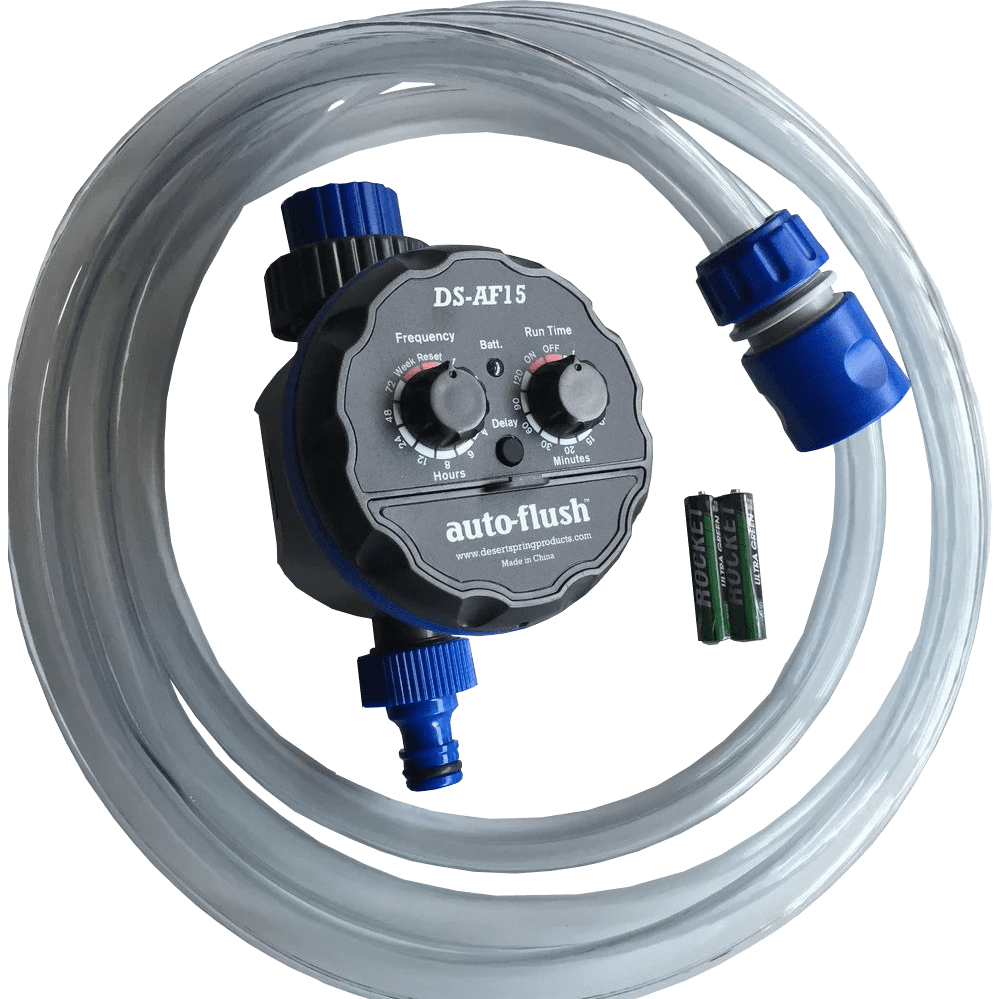 Desert Spring AutoFlush System - with Overflow line, Timer, and Drain Hose