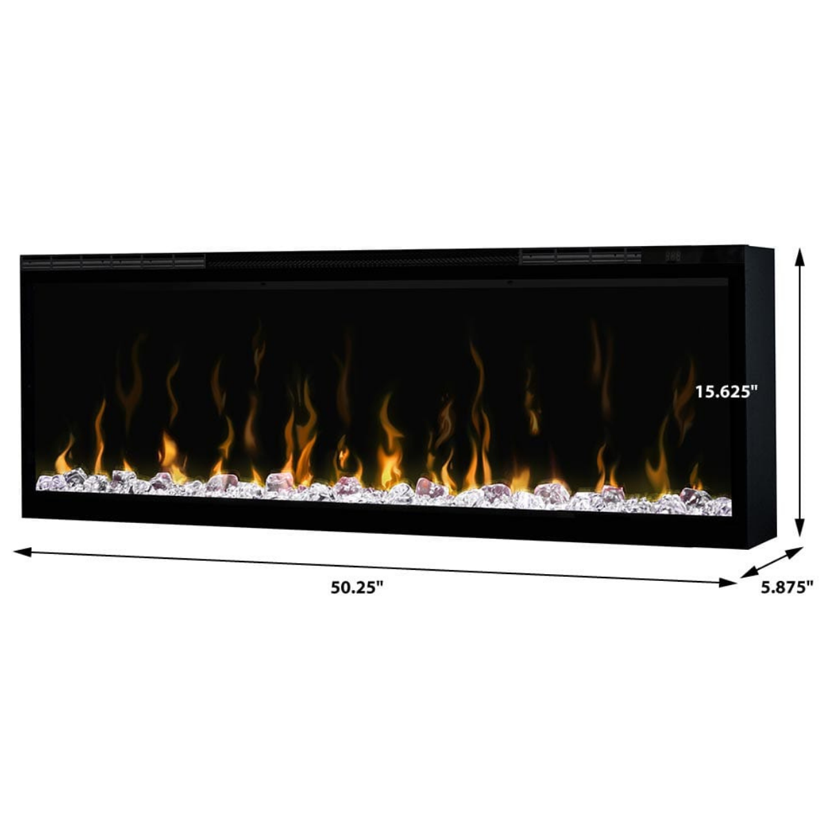 Dimplex IgniteXL Electric Fireplace - 50-inch Dimensions