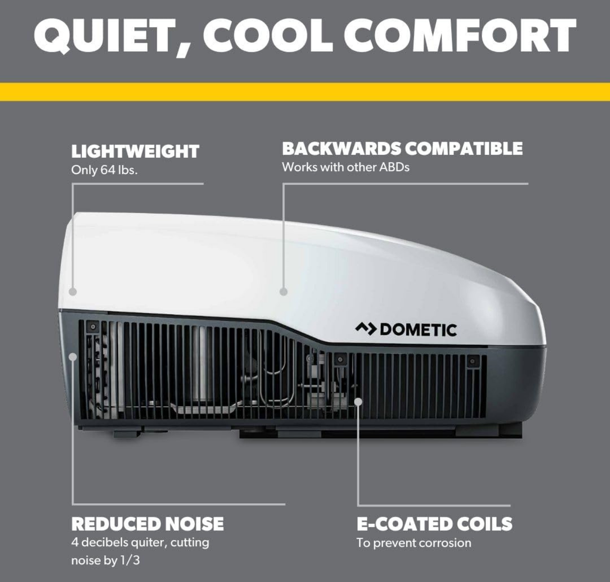 Dometic FreshJet 3 Series 13K-15K BTU RV Air Conditioner - Infographic 6
