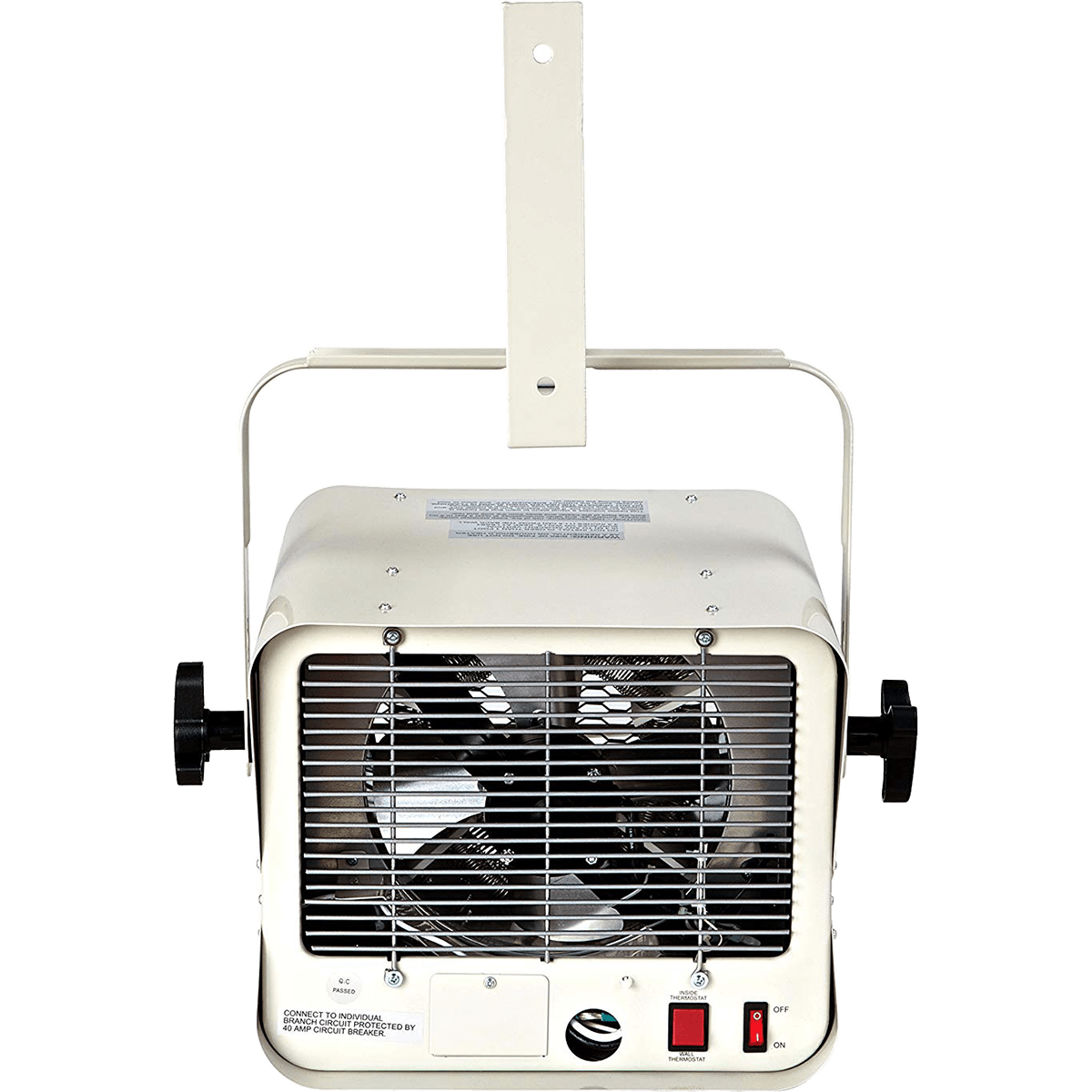 Dr. Infrared Heater DR975 Hardwired Electric Garage Heater - Back