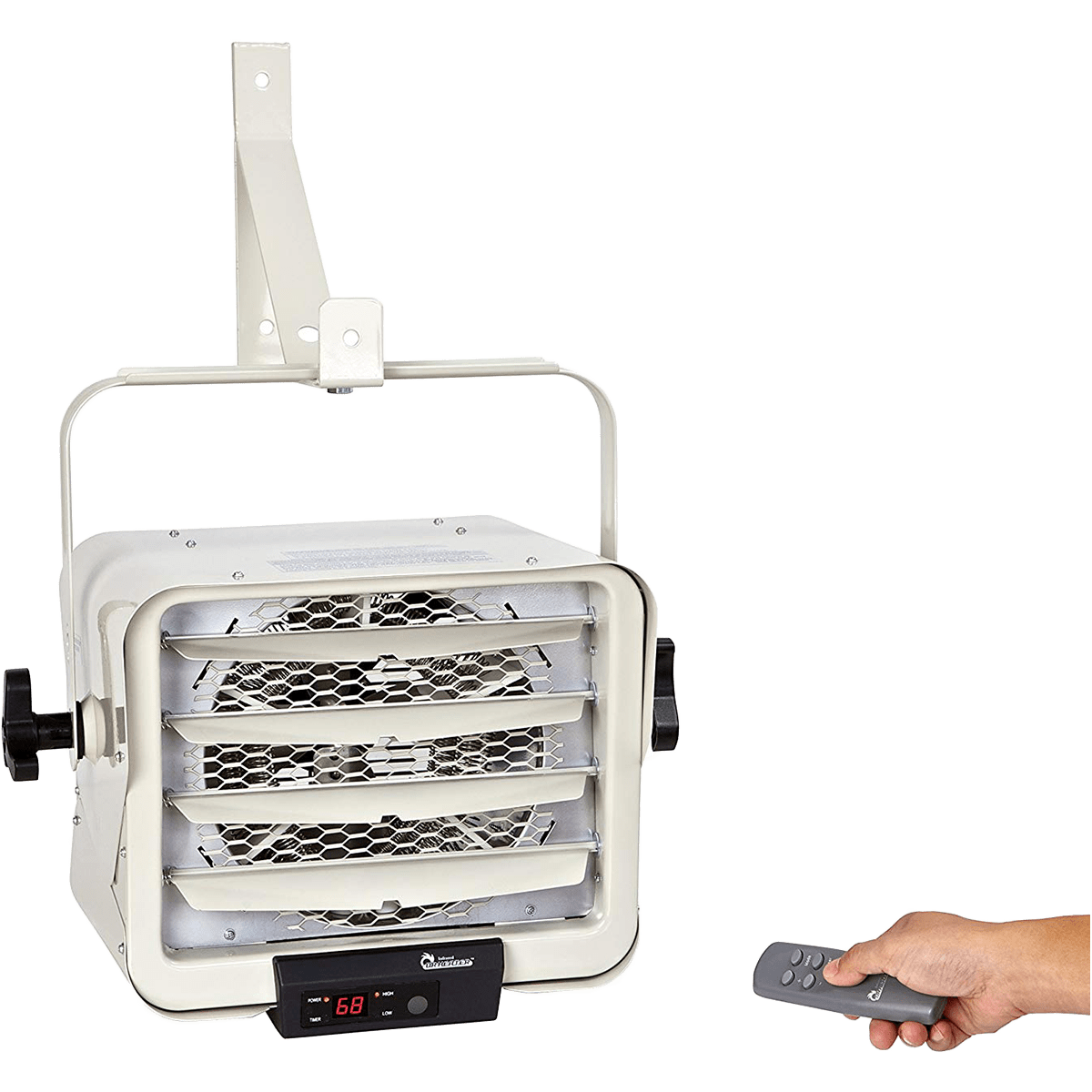 Dr. Infrared Heater DR975 Hardwired Electric Garage Heater - Remote Control