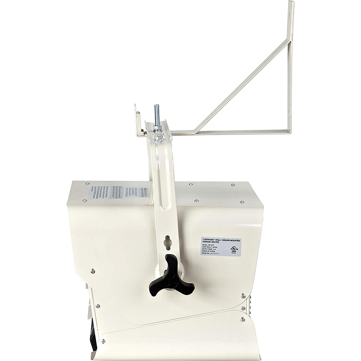 Dr. Infrared Heater DR975 Hardwired Electric Garage Heater - Side