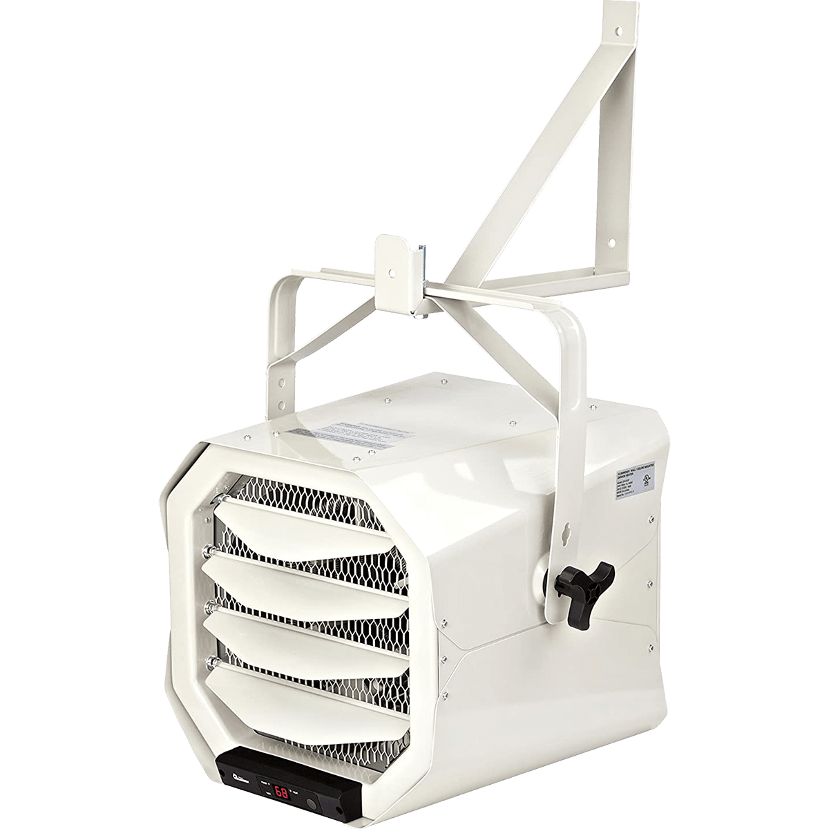 Dr. Infrared Heater 10000 Watt Wall/Ceiling Mounted Garage Heater - Right Angle