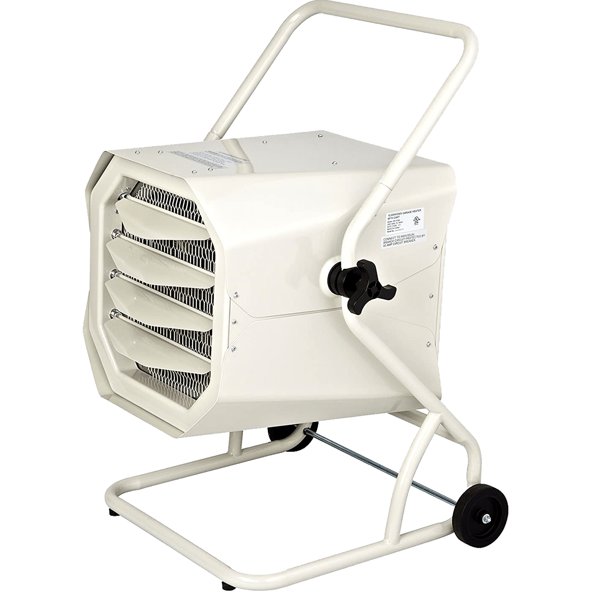 Dr. Infrared Heater 10000 Watt Hardwired Shop Garage Heater w/ Cart