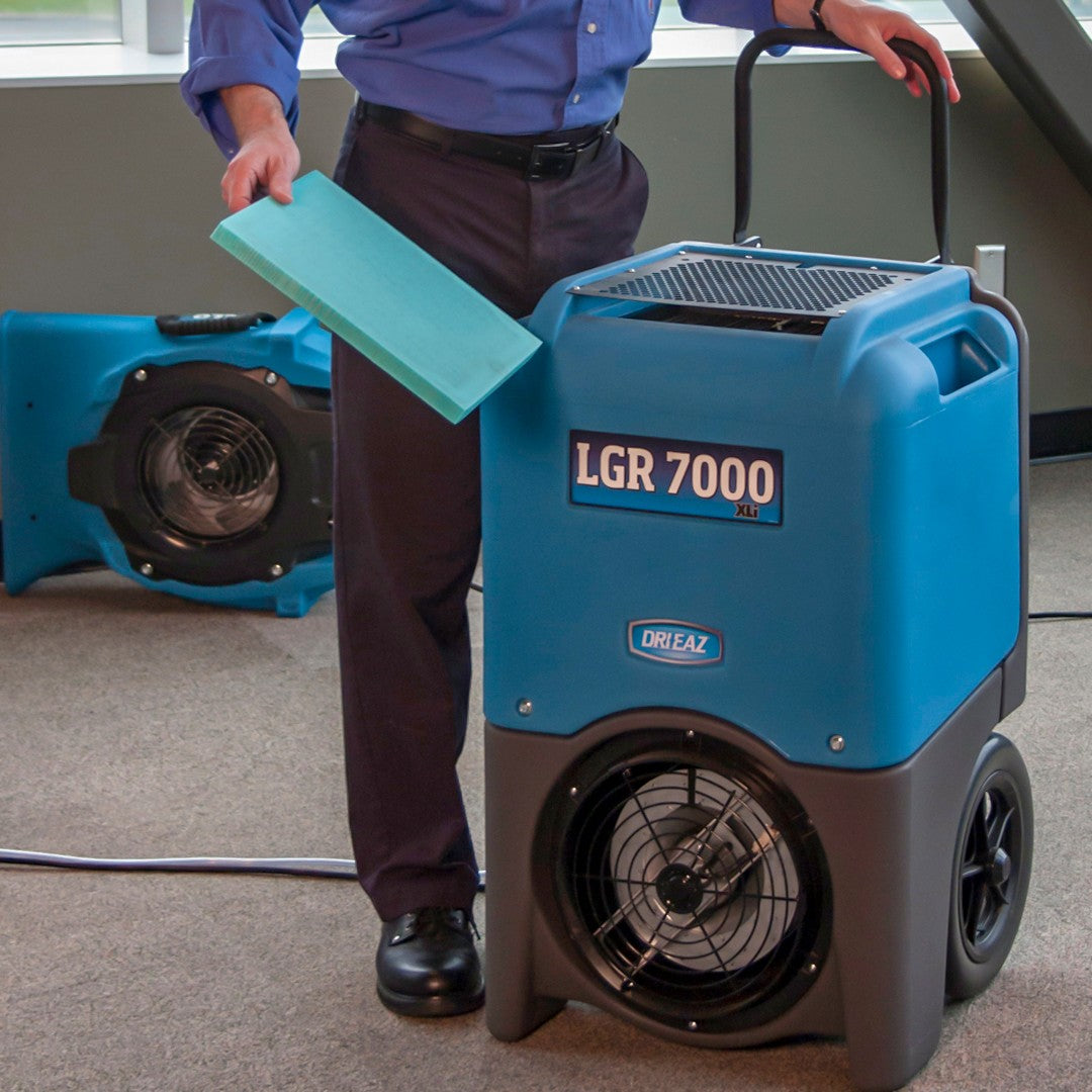Dri-Eaz LGR 7000XLi Portable Dehumidifier - filter