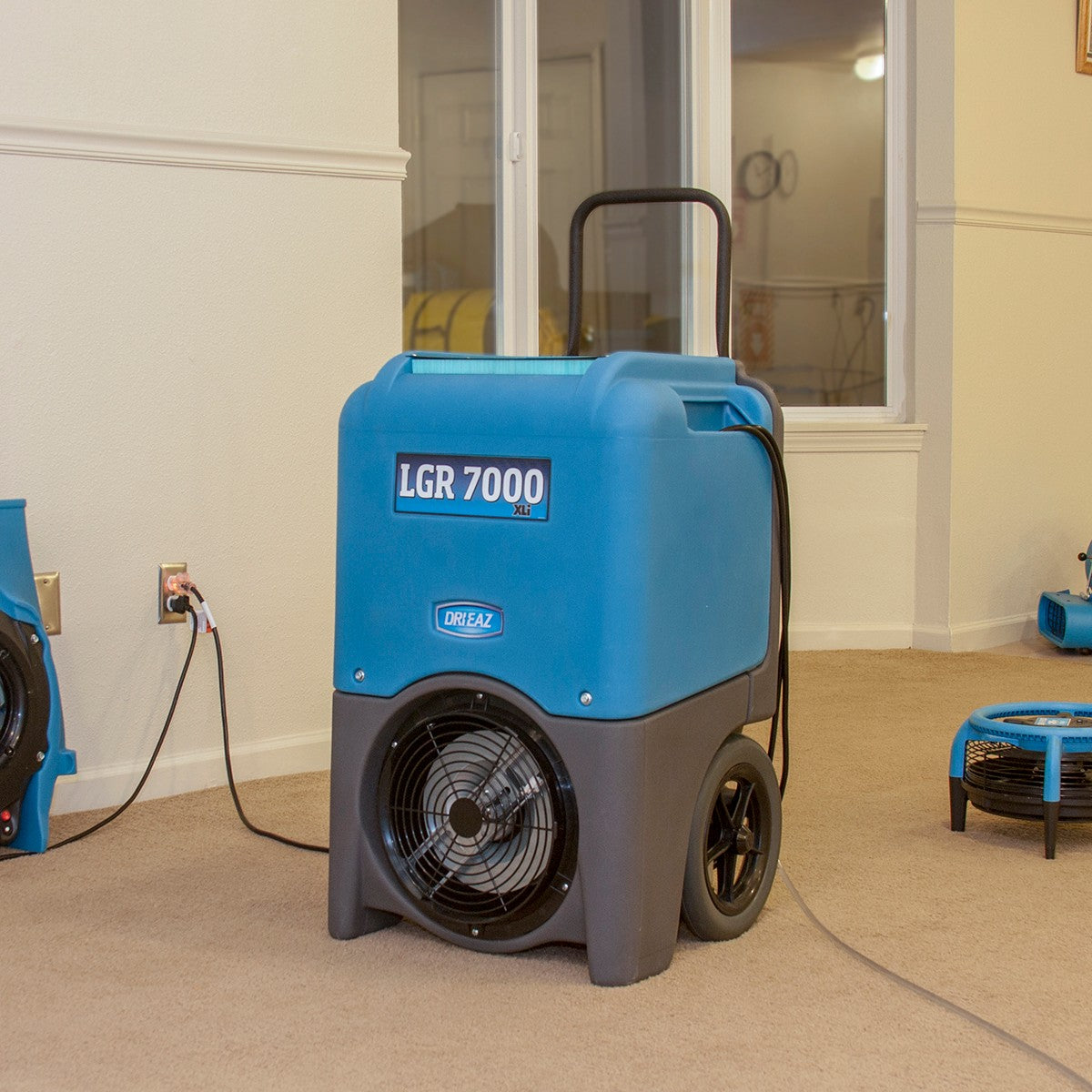 Dri-Eaz LGR 7000XLi Portable Dehumidifier - in use
