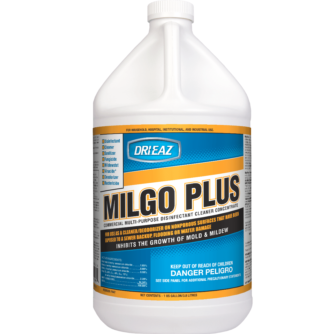 Dri-Eaz Milgo Plus Disinfectant (Case of 4)