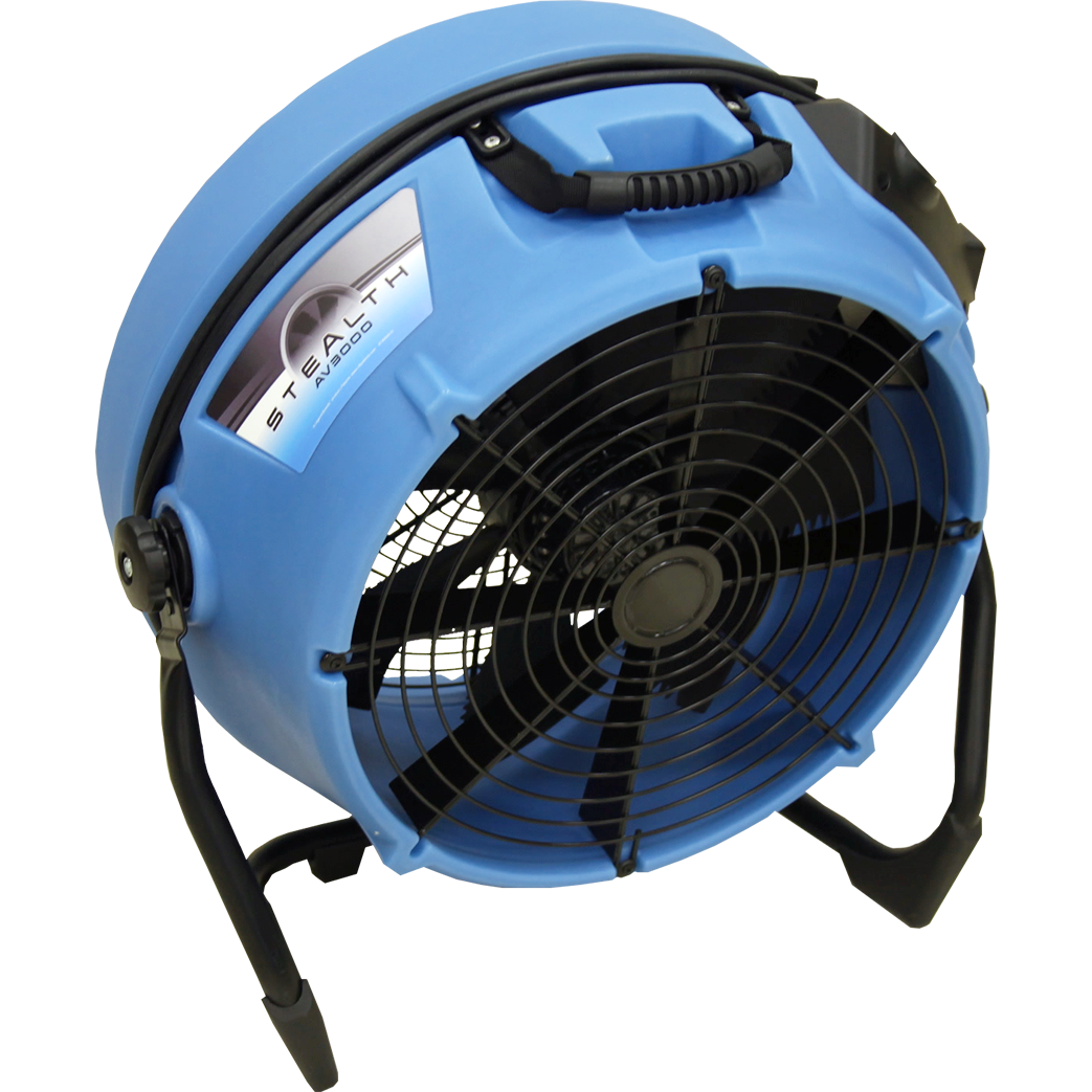 Dri-Eaz Stealth AV3000 Air Mover - Front Angle