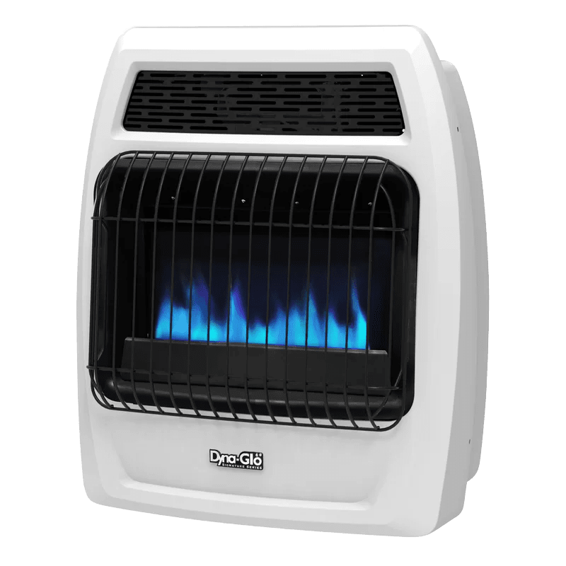 Dyna-Glo 20,000 BTU Blue Flame Ventless Wall Heater - Angle 2