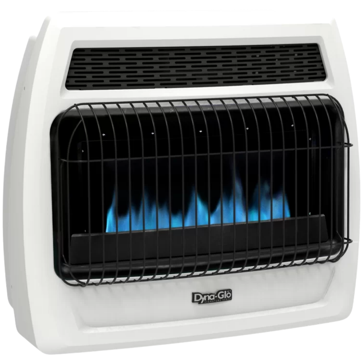 Dyna-Glo 30,000 BTU Blue Flame Ventless Wall Heater - Angle 1