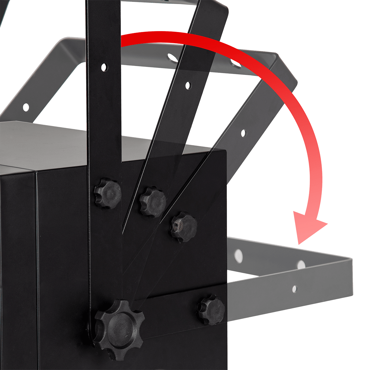 Dyna-Glo 5000-Watt Electric Garage Heater - Fully adjustable handle for wall or ceiling mount.