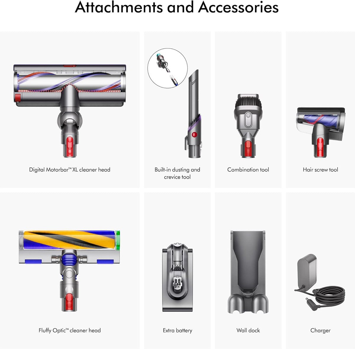 Dyson Gen5Outsize Cordless Stick Vacuum - Accessories