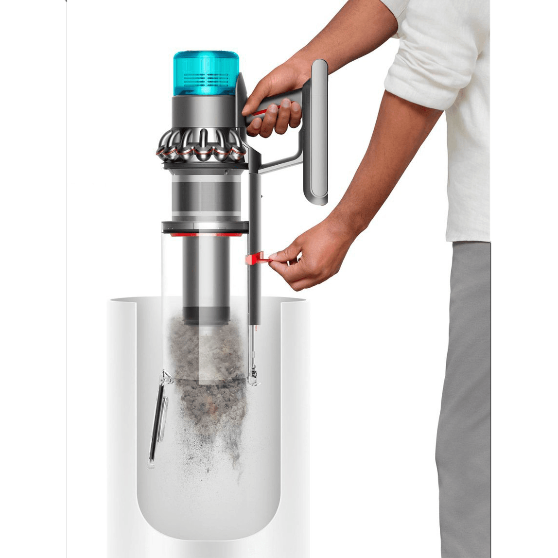 Dyson Gen5Outsize Cordless Stick Vacuum - Dumping Bin