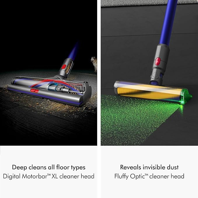 Dyson Gen5Outsize Cordless Stick Vacuum - Head Comparison