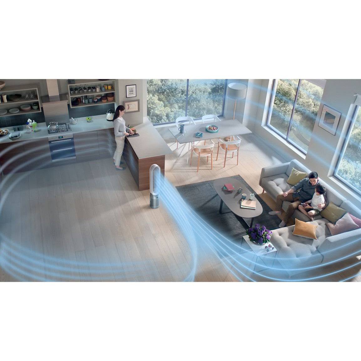 Dyson TP07 Purifier Cool Purifying Fan - lifestyle 1