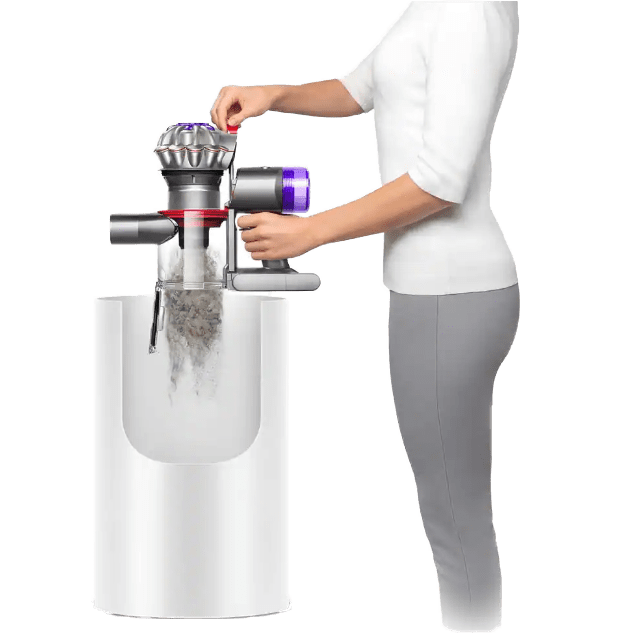 Dyson V8 Cordless Stick Vacuum w/ Detachable Handheld Vac, 40 Minute Runtime - Emptying Container